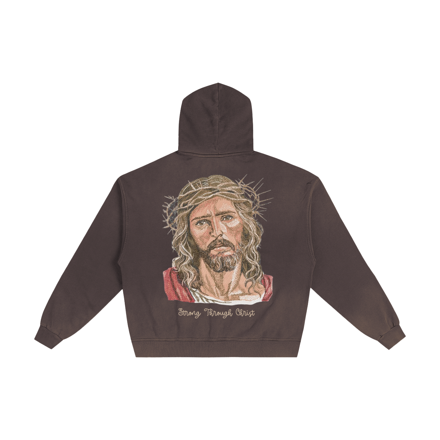 Yahweh Distressed Zip-Up