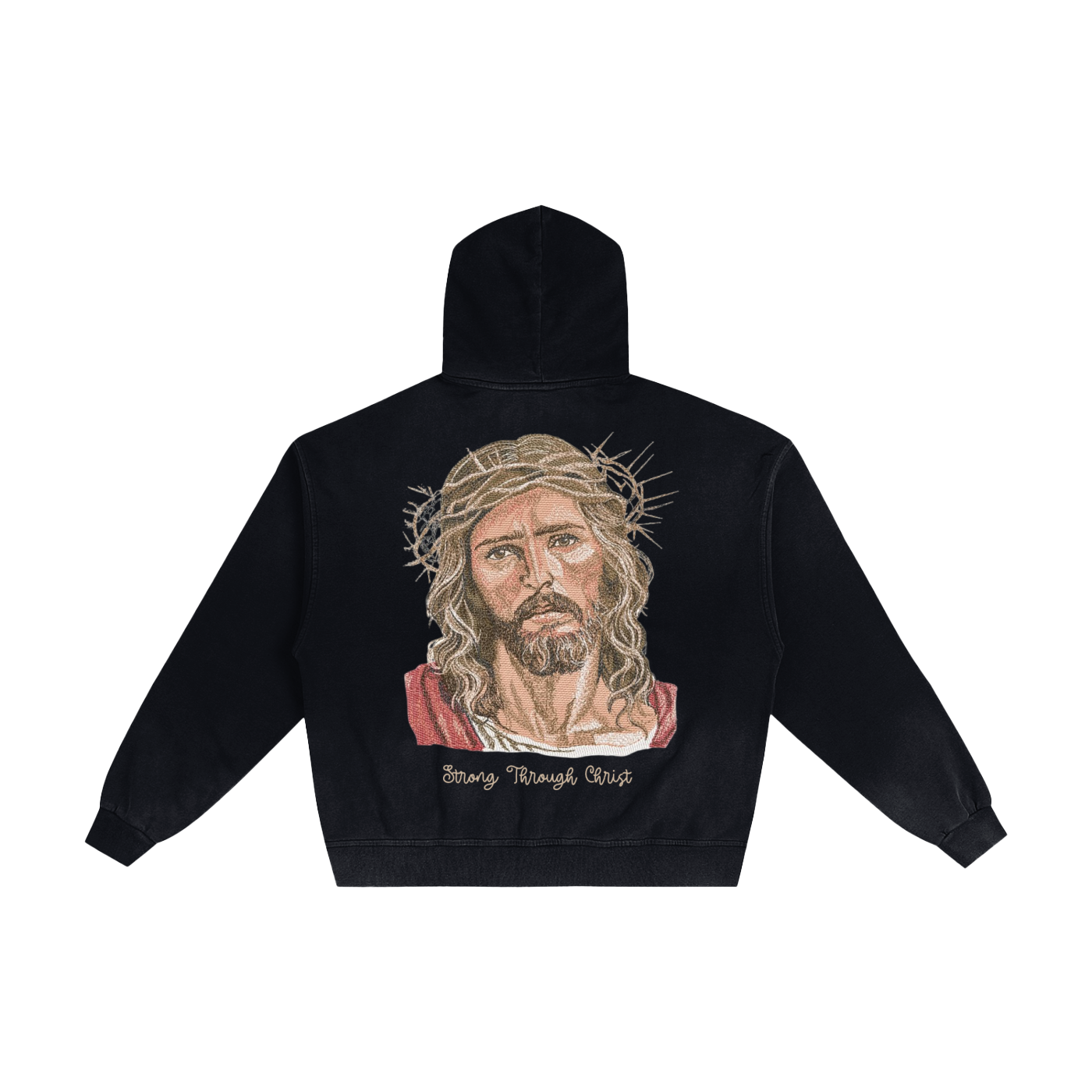 Yahweh Distressed Zip-Up